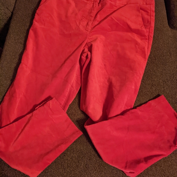 RSVP Talbots red velvet trousers - Picture 7 of 16